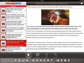 vascularnews vascularnews The app also brings opinion articles, videos, profiles and events straight to