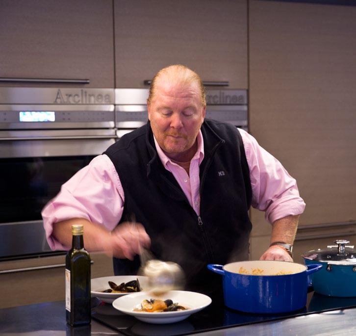 Guest Speaker Mario Batali... unlike curing cancer or heart disease, we already know how to beat hunger: food.