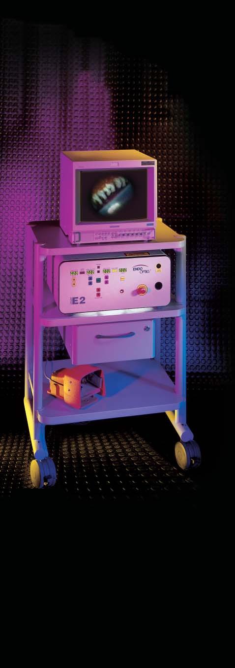 This power console features adjustable laser output, pulse width, light and aiming beam intensity.