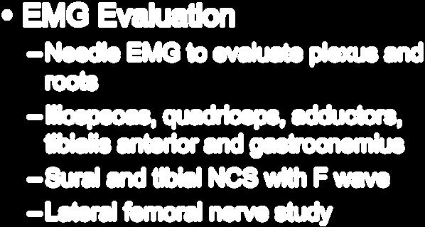 MERALGIA PARESTHETICA EMG Evaluation