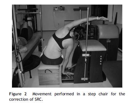 Specific exercises Lateral spine movement on a step chair To stretch