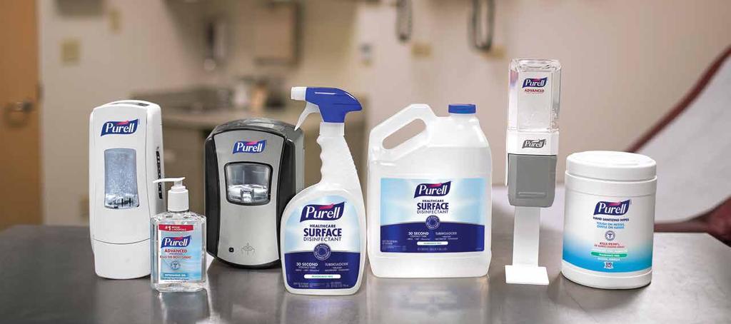 PROTECT YOUR PRACTICE with PURELL hand hygiene and surface products. PURELL Healthcare Surface Disinfectant Order Information SKU Description 3340-06 6-32 fl. oz.