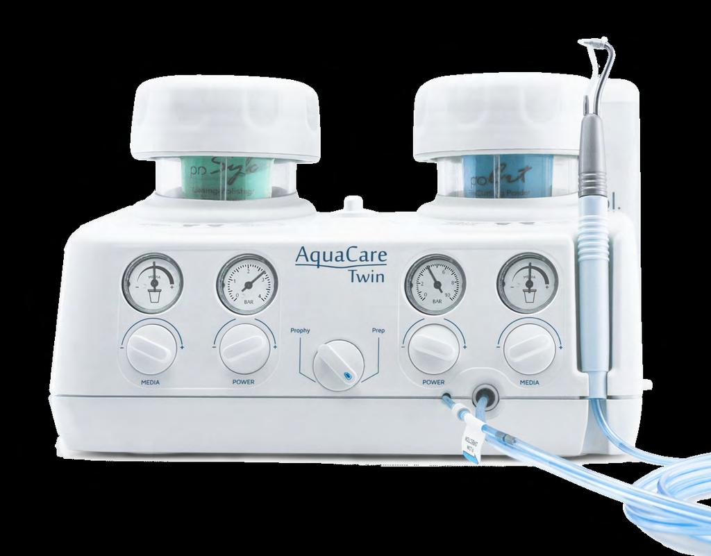 Contactless Dentistry Unlike conventional rotary cutting instruments, the AquaCare handpiece is not in direct contact with the tooth structure, removing only the minimum of sound tooth material and