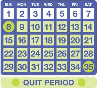 varenicline and pick a quit date between 8 to 35 days from treatment initiation Continue