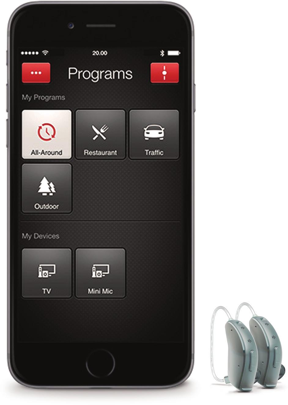 Made for Your Smartphone Flyte is one of the most advanced hearing aids available today. It connects easily with your smartphone or tablet.