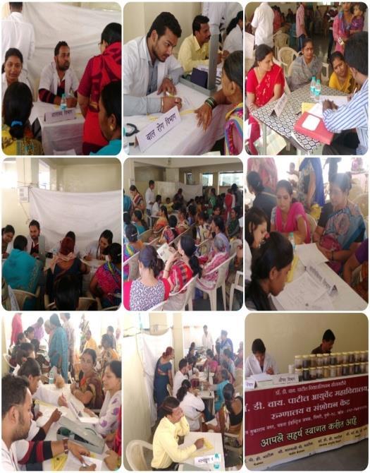 Naigaon Camp and lecture on cervical cancer Medical check-up camp and lecture on Cervical Cancer was