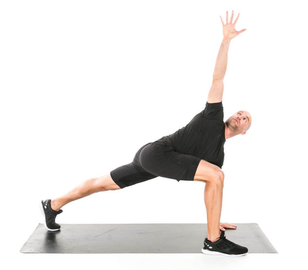 WARM-UP 2 WORLD S GREATEST STRETCH 1 MIN From a plank position, bring