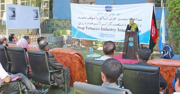 3. Implementation of the Convention by provision Honourable Minister for Public Health Dr Suraya Dalil speaking at a meeting on tobacco industry interference.