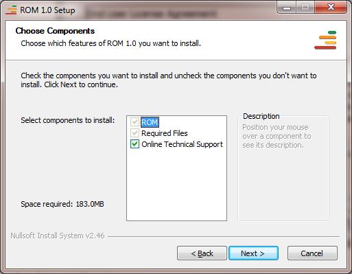 Required Files Additional files required for the software to function properly.