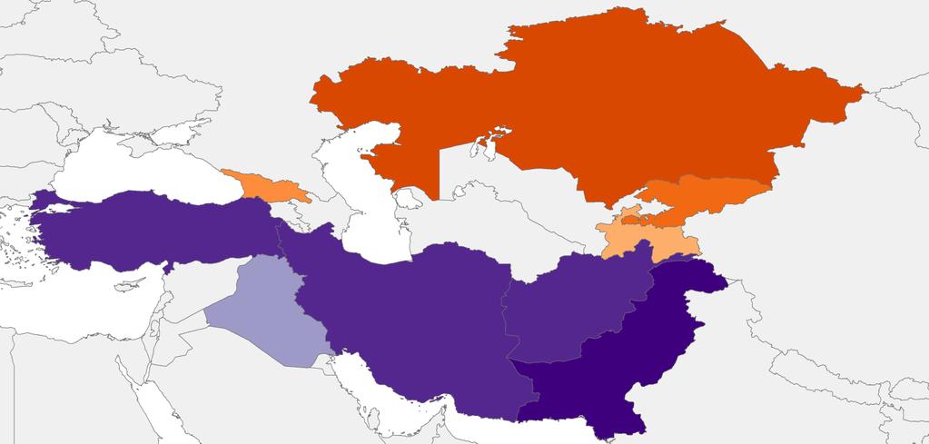 WRLFMD surveillance in West Eurasia