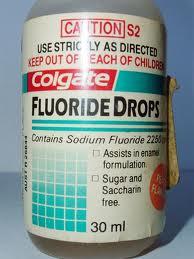 Fluoridated tablets (drops ). NaF 2.