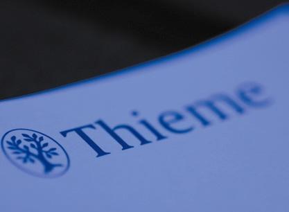 Thieme Publishing Group medical and scientific information since 1886 Uwe