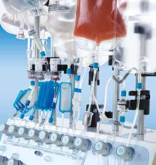 Consumables and software Essentials for success CliniMACS Prodigy TS 52 One single-use tubing set for the entire workflow Sterile filters at access ports A truly closed system Integrated sampling