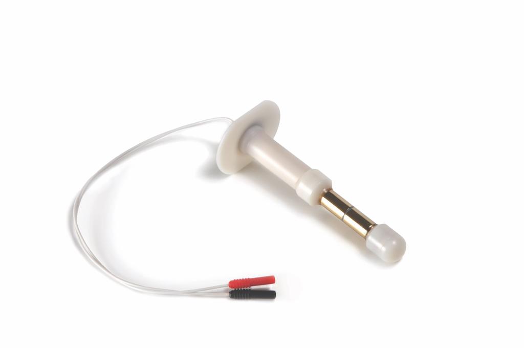 PERIPROBE PERIPROBE - A2STW Anal probe, with conventional wiring connections, for perineal electrostimulation PERIPROBE A2STW is an anal probe featuring two large-surface ring electrodes gold plated