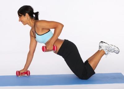 Plank with rotation (dumbbell) Walking plank Inch worms Lateral flexion
