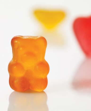 GUMMIES PECTIN GUMMIES The pectin gummy range has been developed to include a variety of active ingredients.