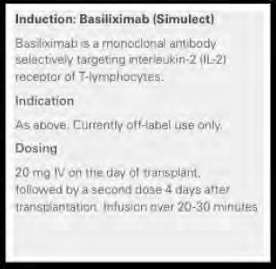 T-lymphocytes. Indication As above. Currently off-label use only.