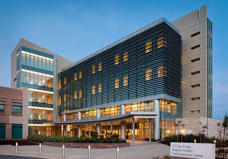 3 9 Sulpizio Cardiovascular Center at UC San Diego Health 54 Inpatient Beds Emergency Department San Diego s 1 st