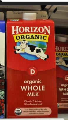 USDA certified organic milk Cows can t be treated with hormones. Cows can t be treated with antibiotics.