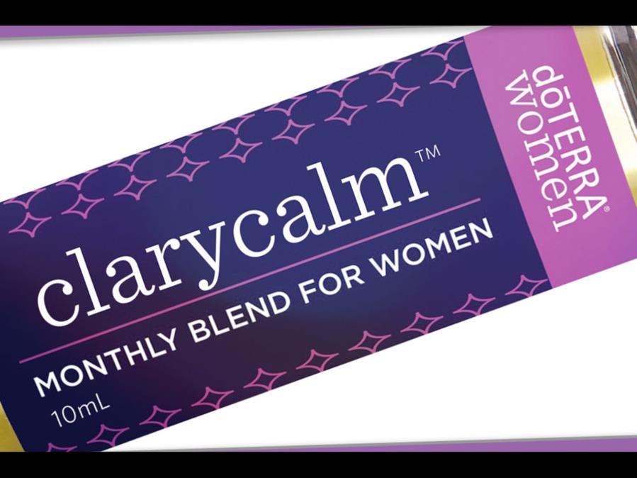 dōterra ClaryCalm is a proprietary blend designed to provide a soothing effect during a woman's menstrual cycle, ClaryCalm offers cooling effects for the skin and balance for emotions.