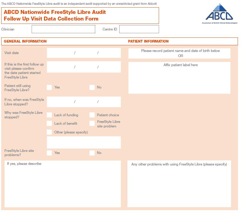 Appendix 2 ABCD Nationwide FreeStyle Libre Audit