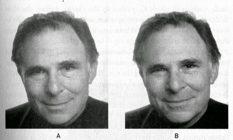 Distinguishing genuine and false smiles Test yourself: https://www.