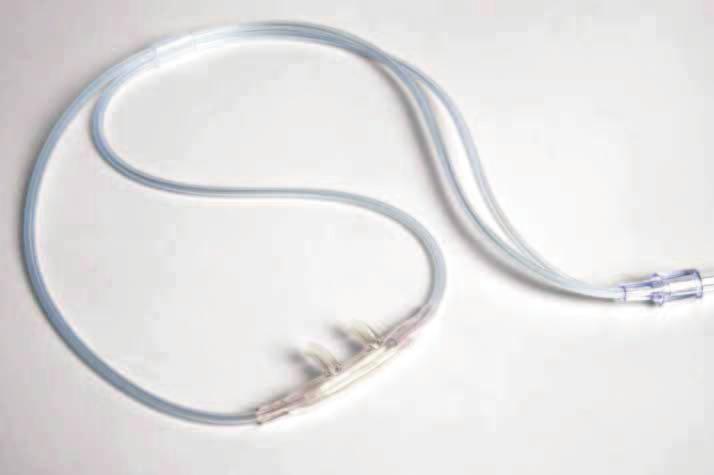 ADULT 16SOFT Cannula 16SOFT The softness is everywhere. Curved, comfortable prongs fit gently into patients nostrils without pressing too hard upon the upper lip.
