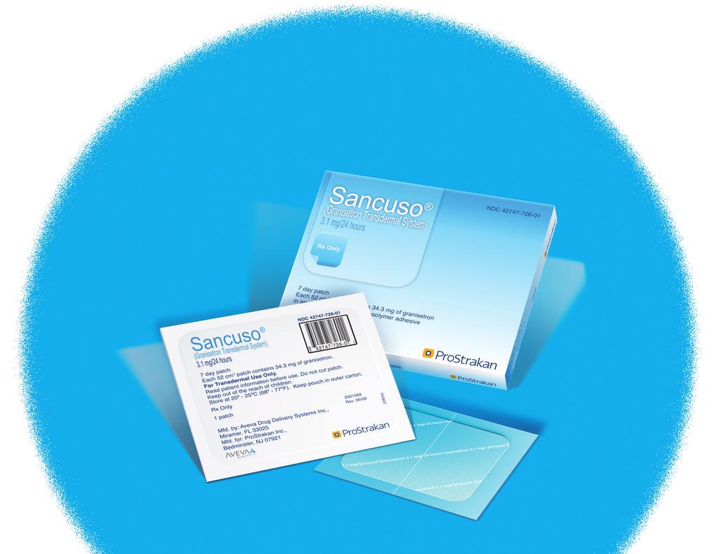 Sancuso One simple application Application tips Use Sancuso exactly as prescribed.