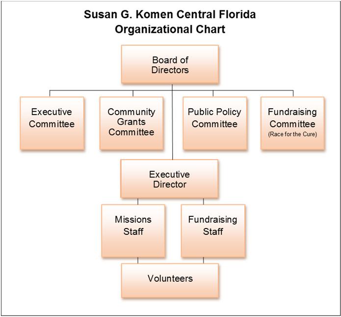 The Missions Department at Komen Central Florida participates in the Komen Florida Public Policy Collaborative, working with other Komen Affiliates throughout Florida on public policy issues related