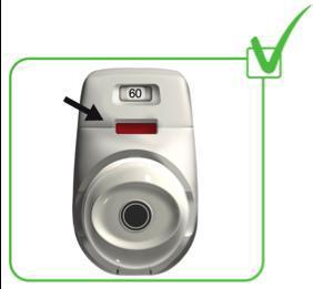 While you breathe in you will hear a CLICK which signals that you are using the Genuair inhaler correctly.
