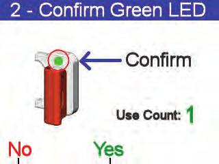 Step 6 Sensor Confirmation Step 7 Sensor Taring The reference sensor LED should now display a solid green light.
