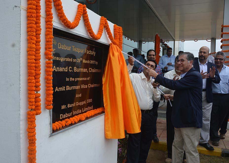 TEZPUR PLANT New manufacturing facility commissioned in Tezpur, Assam in March 17.