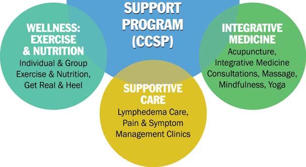 When indicated, referrals are made to CCSP (for a mental health assessment or other need), Patient and Family Resource Center, Social Services and/or Pastoral Care for further