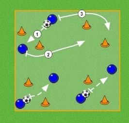ACTIVITY PLAN Author: White Age Group: U10 Week 3 Passing Small Group Activity individual passing skills under pressure. 40 yard x 30 yard area. In groups of 2 with 1 ball.
