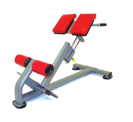 adjustments Assister handles Open pad design Weight: 41kg Developing back strength and endurance in the spinal erectors and hip extensors Helping to decrease back issues as poor back endurance has
