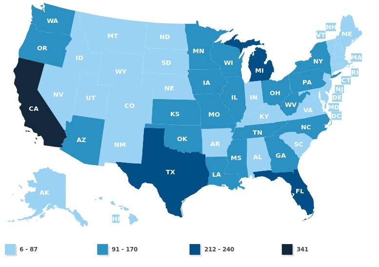 Trends in Dentist Capacity and Distribution: Count of DHPSAs Dental HPSAs: Percent of need met Practitioners needed US