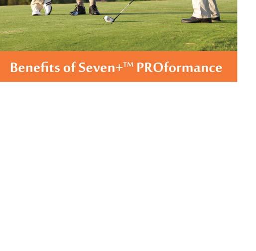 * Seven+ TM PROformance contains the exboost proprietary blend, adding an extra layer of adaptogenic activity, which may