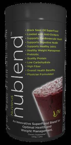 NuBlend Collagen For Healthy Joints, Hair, Skin and Nails SuperFoods For Cellular Health and Repair Fiber For Intestinal