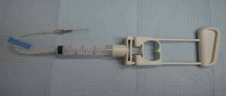 nodules Superficial nodules Most nodules Pistol grip on syringe with tubing Good for cyst drainage