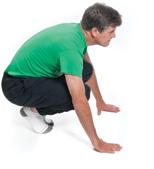 into a push-up position. 3.