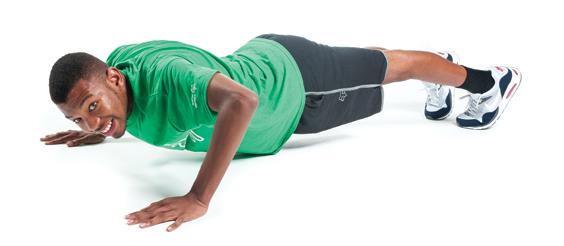 Strength Full Push Up 1. Start in a Plank Hold position from Level 4.