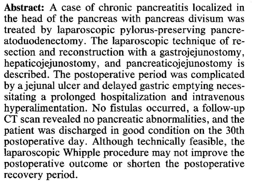 chronic pancreatitis.