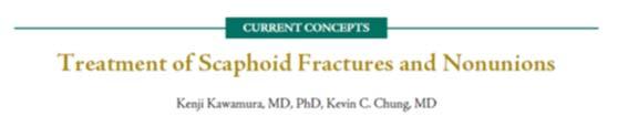 Volar Approach for Scaphoid Fractures Nader Paksima, DO, MPH Clinical Professor of Orthopaedic Surgery NYU/Hospital for Joint Diseases Internal Fixation indicated for displacement >1mm Percutaneous