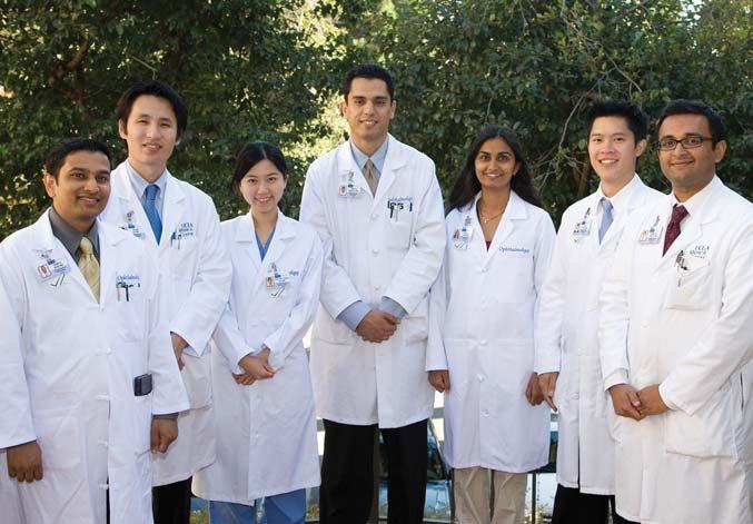 Programs Training Programs 77 First-year residents are (from left) Drs. Sumit Shah, Allen Hu, Tania Tai, Ahmad Mansury, Tanvi Shah, Allend Chiang, and Pradeep Prasad.