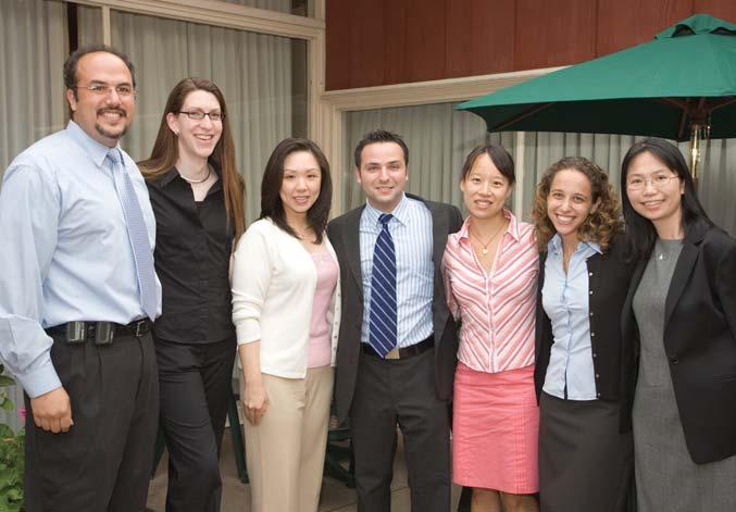 78 Programs Training Programs Second-year residents are (from left) Drs. Marc Shomer, Lauren Eckstein, Karen Shih, Jacob Khoubian, Yvonne Ou, Stacy Pineles, and Lucy Shen.