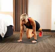 I also always recommend doing a five-minute warm-up before every exercise routine to get the body moving and ready