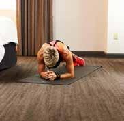 15 30 reps ELBOW PLANK WITH HIP DIPS Get into a plank position, resting on your elbows.