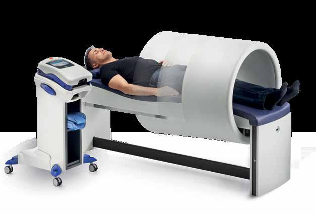 Magnetotherapy Easy Qs PMT Qs THE ELECTROMECHANICAL MOVING SYSTEM AUTOMATICALLY POSITIONS THE SOLENOID ON THE AREA TO BE TREATED RETURNING TO THE