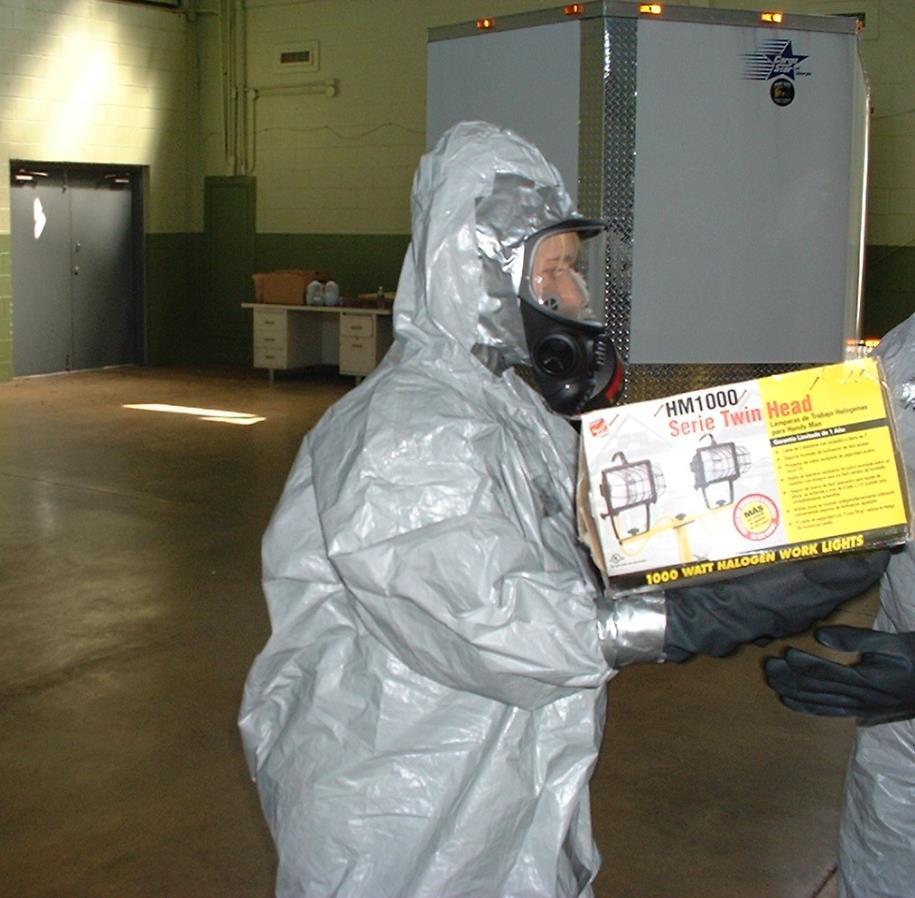 Personal Protective Equipment Level C: Radiological