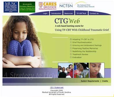 org Licensed therapists eligible for 5 year certification TF-CBTWeb, live 2 day training, 12 consultation calls, 3 completed cases with standardized assessment instrument Resources National Child